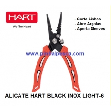 Alicate HART BLAK INOX LIGHT 6 